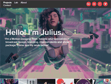 Tablet Screenshot of juliusmanalo.com